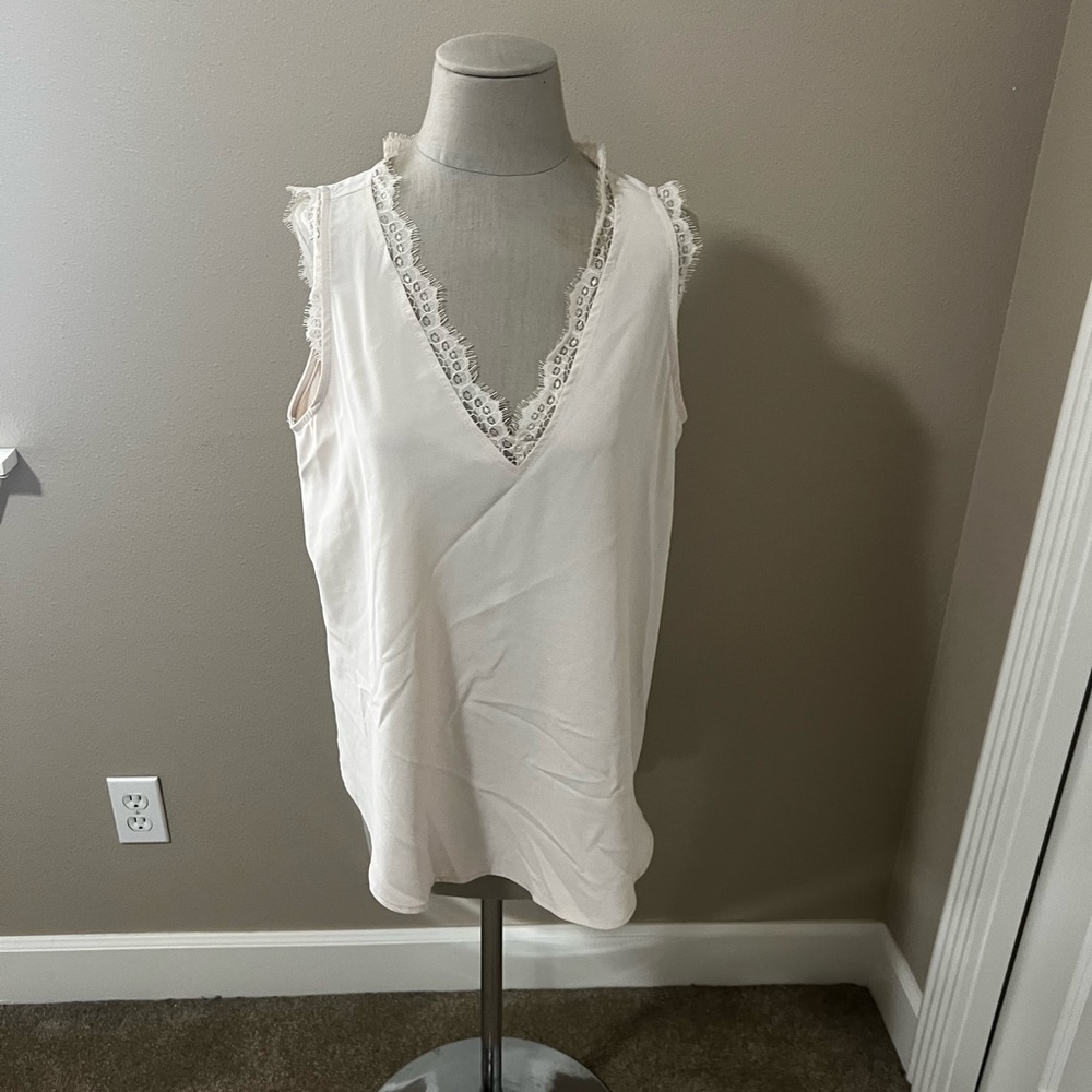 Lace trimmed tank from Amazon